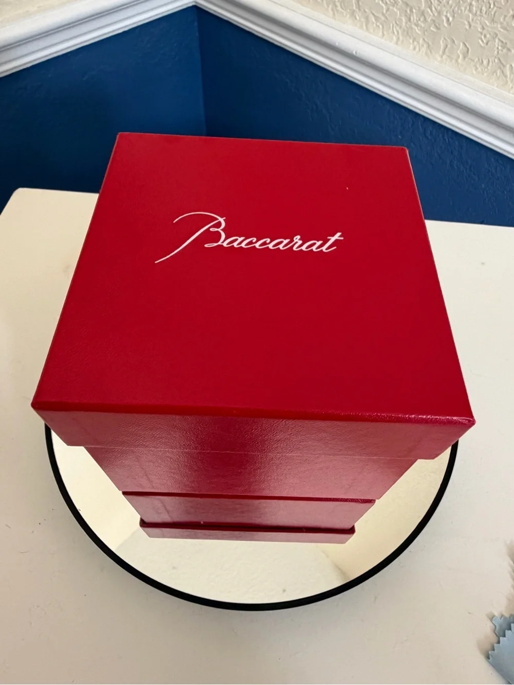 Baccarat crystal tumbler from the Everyday Tiara collection NIB
